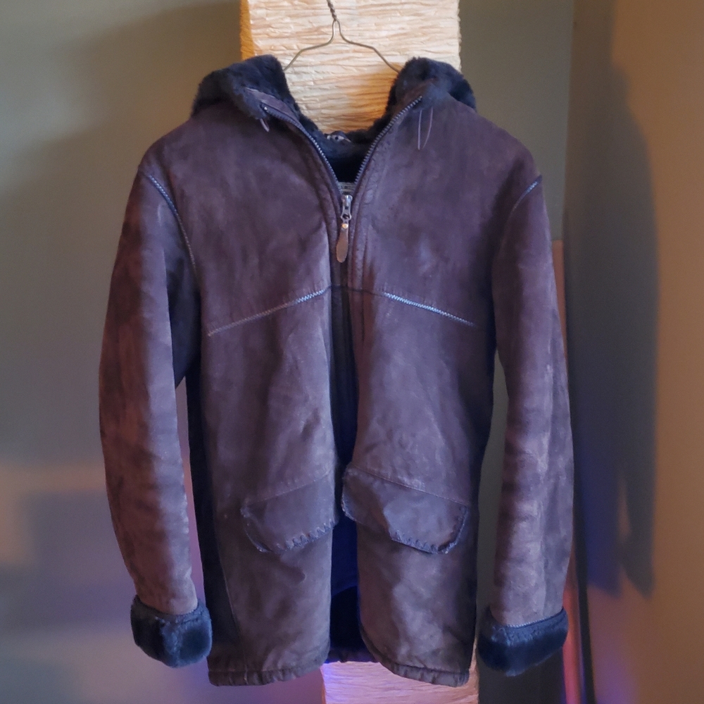 J. Percy Marvin Richard's Genuine Suede Shearling